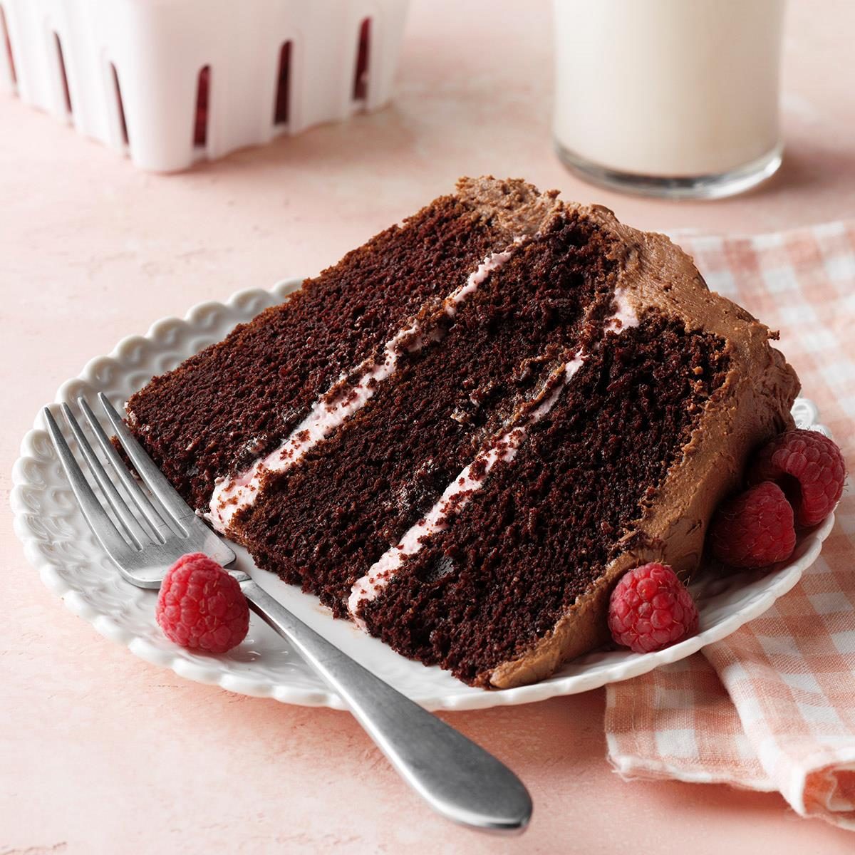 Raspberry Chocolate Cake Recipe - Sugar & Sparrow