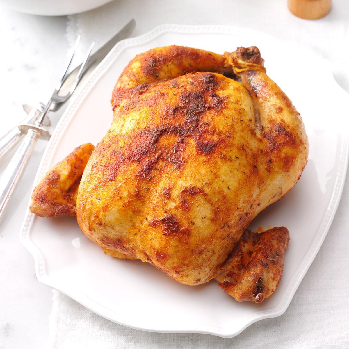 Savory Rubbed Roast Chicken Recipe: How to Make It