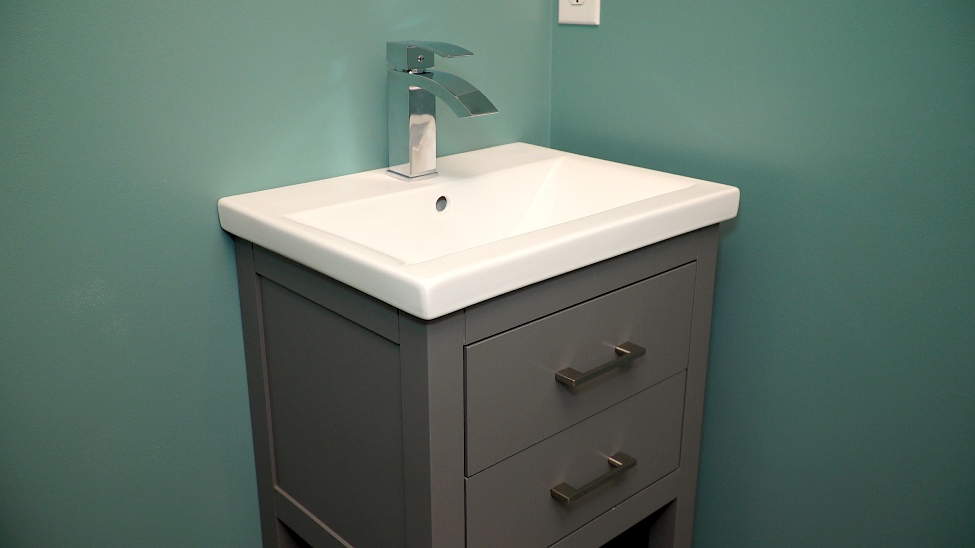 Install A New Bathroom Vanity And Sink
